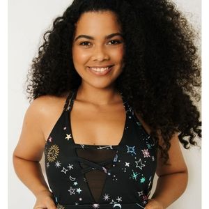 CELESTIAL SKETCH SHEER V CROP - LIMITED